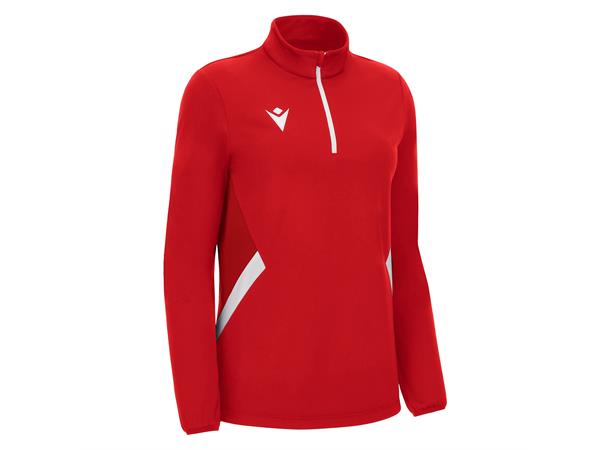Maira 1/4 Zip Top Woman RED/WHT 3XS Teknisk treningsgenser til dame 