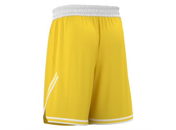 Kansas Basket Eco Shorts YEL/WHT 3XL Teknisk basketshorts - Unisex 