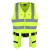 Ridgeback Vest Hi-Vis Safety Yel XL/XXL High Visibitity med refleksbånd 